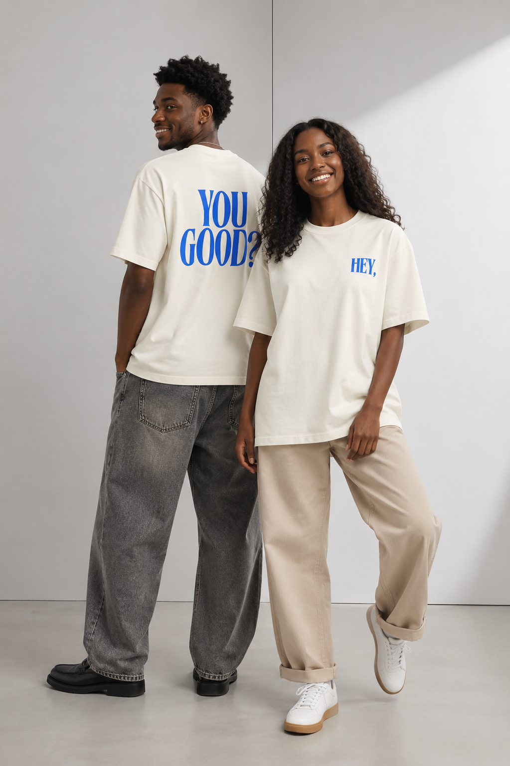 Drop 001: The Check-In Tee | Hey, You Good? Mental Health Streetwear